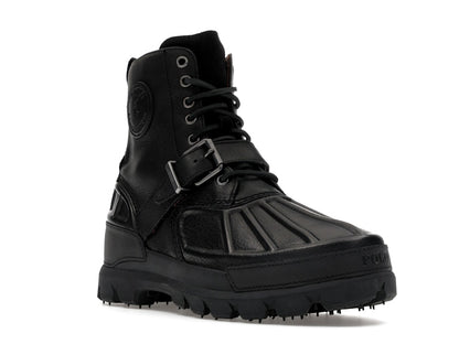 Polo Ralph Lauren Oslo High Oiled Leather Boot Black