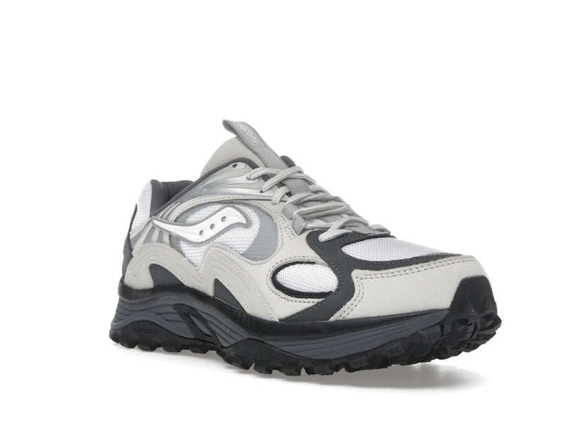 Saucony Grid Aura X Grey Pack White