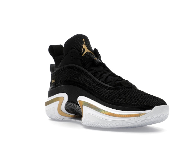Jordan 36 Low PF Black Gold (White Sole)