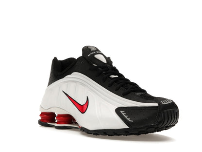 Nike Shox R4 Platinum Tint University Red Black
