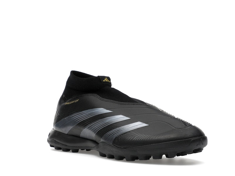 adidas Predator League Laceless Turf Core Black Carbon Gold Metallic