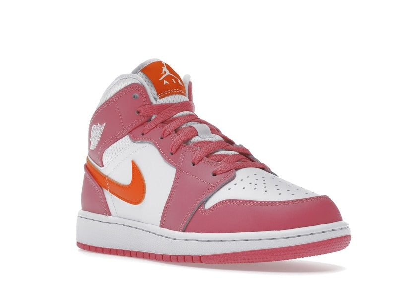 Jordan 1 Mid Pinksicle Safety Orange (GS)