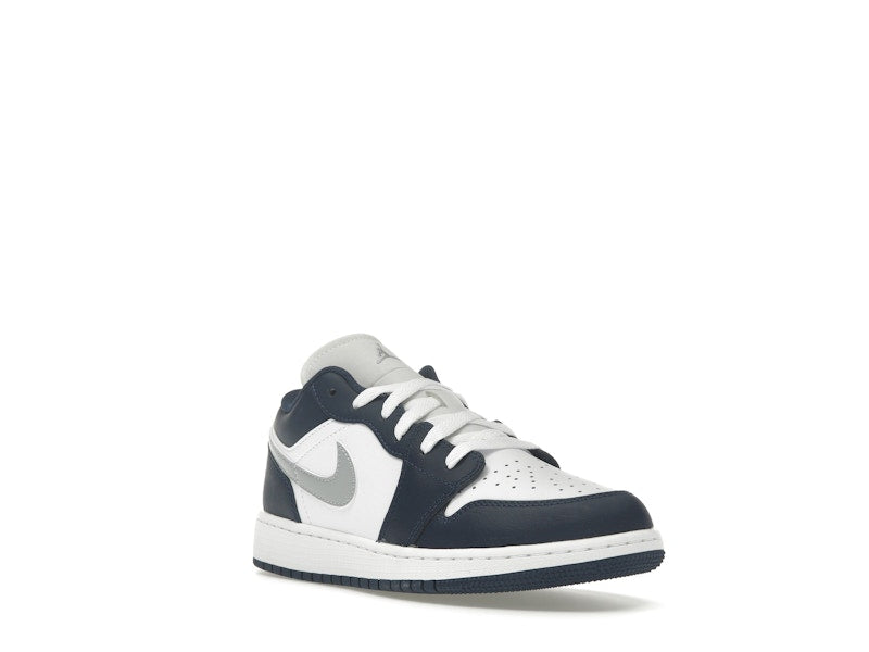 Jordan 1 Low Midnight Navy Wolf Grey (GS)