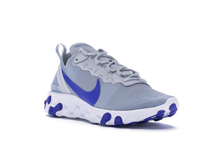 Nike React Element 55 Pure Platinum Racer Blue