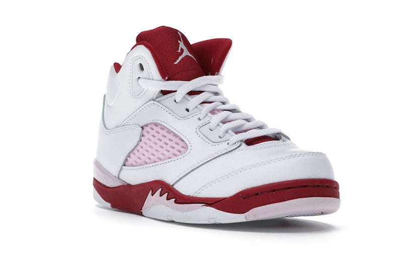 Jordan 5 Retro White Pink Red (PS)