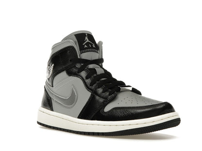 Jordan 1 Mid SE Black Metallic Silver (Women's)