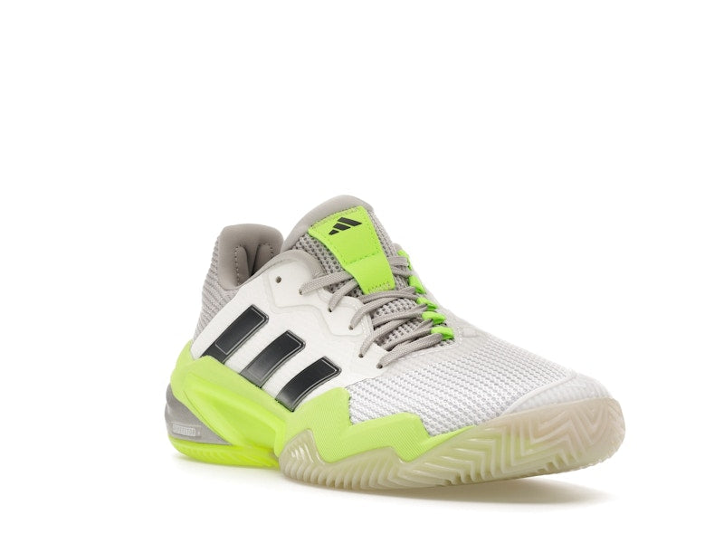 adidas Barricade 13 Clay Cloud White Iron Metallic Lucid Lemon (Women's)