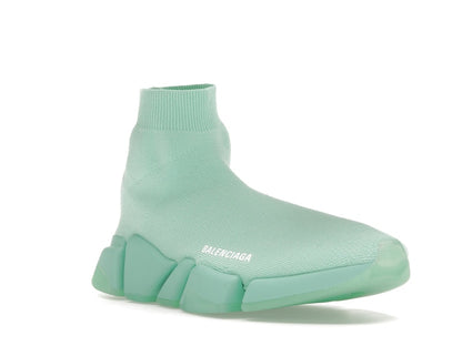 Balenciaga Speed 2.0 Recycled Transparent Sole Green