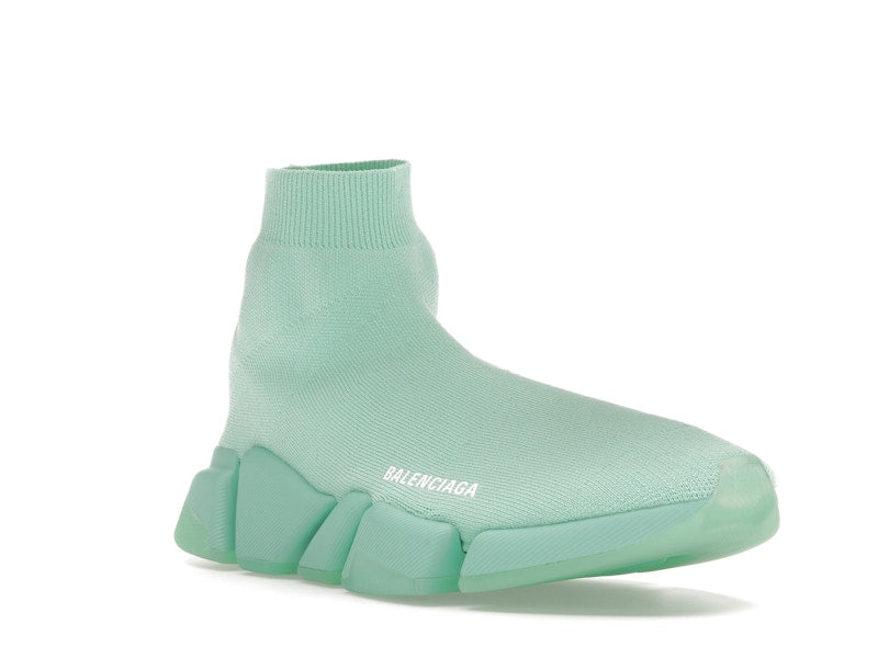 Balenciaga Speed 2.0 Recycled Transparent Sole Green