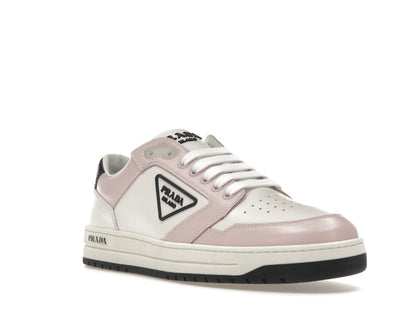 Prada District Sneaker White Pink Perforated Leather (Women's)