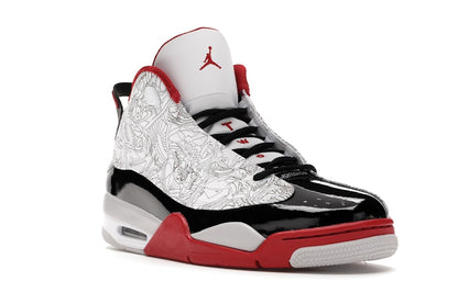 Jordan Dub Zero White Varsity Red