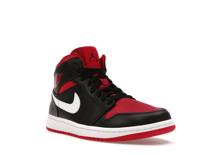 Jordan 1 Mid Black Gym Red White