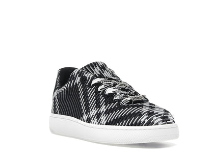Burberry Check Knit Box Sneaker Black White (Women's)