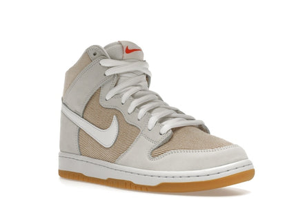 Nike SB Dunk High Pro ISO Orange Label Unbleached Natural