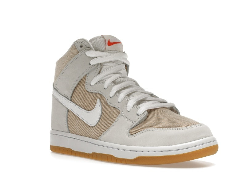 Nike SB Dunk High Pro ISO Orange Label Unbleached Natural