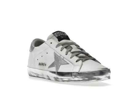 Golden Goose Super-Star White Silver Sparkle (Women's)