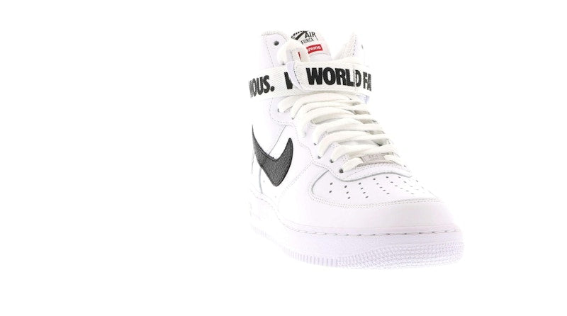 Nike Air Force 1 High Supreme World Famous White