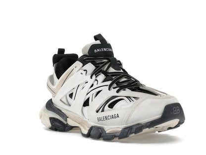 Balenciaga Track Worn Out In White Black