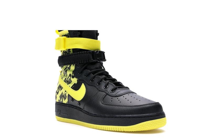 Nike SF Air Force 1 High Black Dynamic Yellow