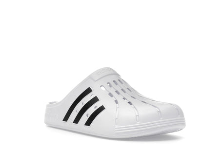 adidas Adilette Clog White Black