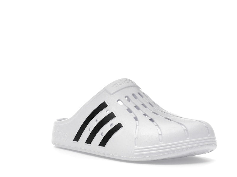 adidas Adilette Clog White Black
