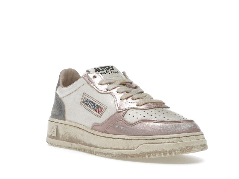 Autry Medalist Low Super Vintage White Rose Blackboard (Women's)