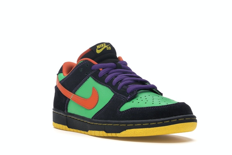 Nike SB Dunk Low Green Spark Hoop Orange