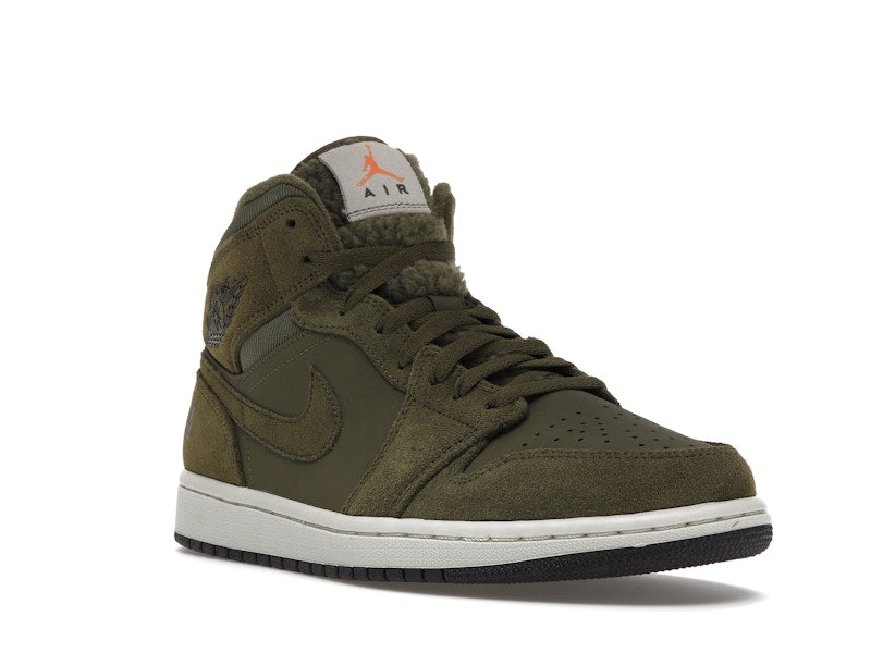 Jordan 1 Mid Olive Canvas (2018)