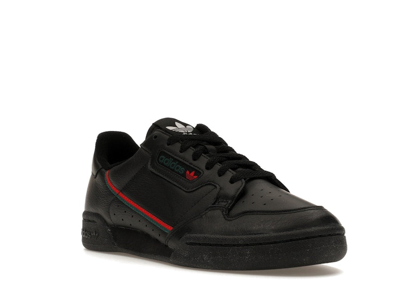 adidas Continental 80 Black Scarlet Green