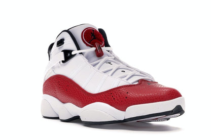 Jordan 6 Rings White University Red