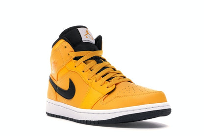 Jordan 1 Mid University Gold Black