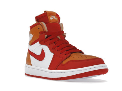 Jordan 1 High Zoom Air CMFT Fire Red Hot Curry (Women's)