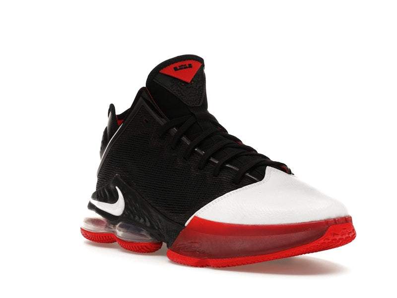 Nike LeBron 19 Low Black White University Red