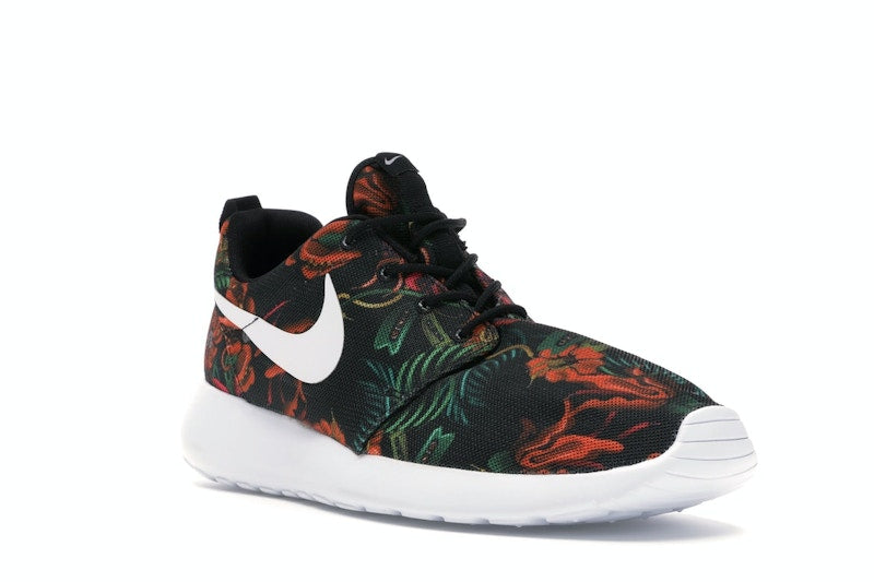 Nike Roshe Run Floral Print Total Orange