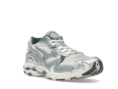 Mizuno Wave Rider 10 White Slate Bistro Green