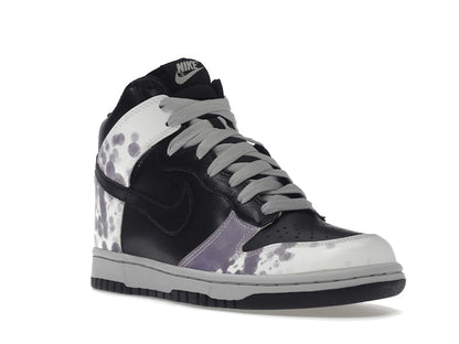Nike Dunk High Splatter Black White Purple (Women's)