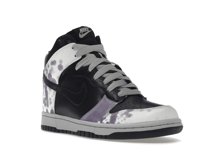 Nike Dunk High Splatter Black White Purple (Women's)