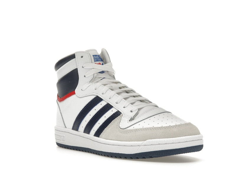adidas Top Ten Hi White Navy Red