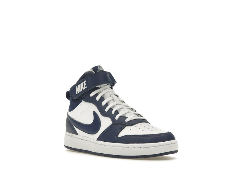 Nike Court Borough Mid 2 White Blue Void (GS)