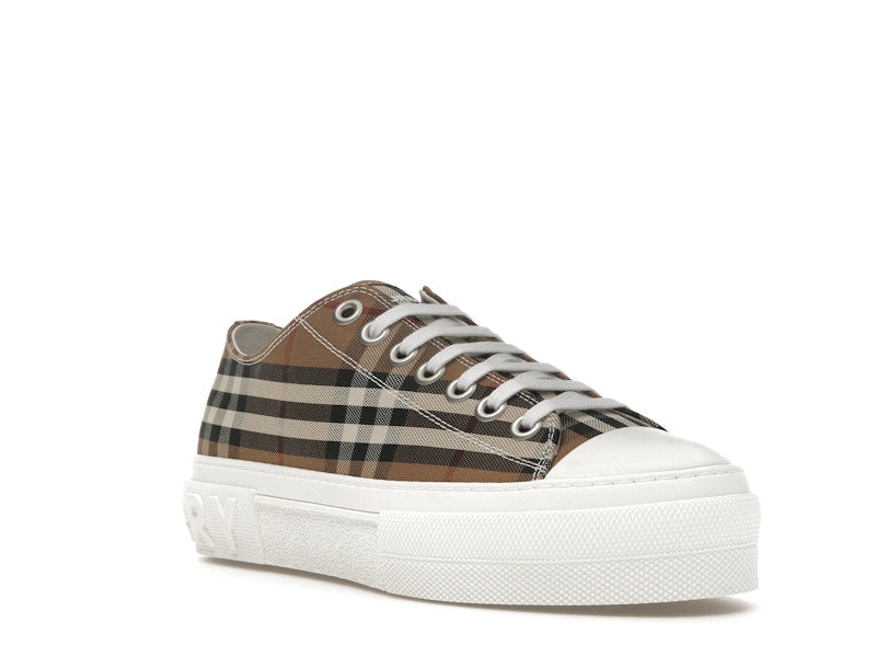 Burberry Vintage Check Cotton Sneakers Birch Brown