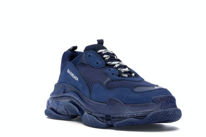 Balenciaga Triple S Clear Sole Navy