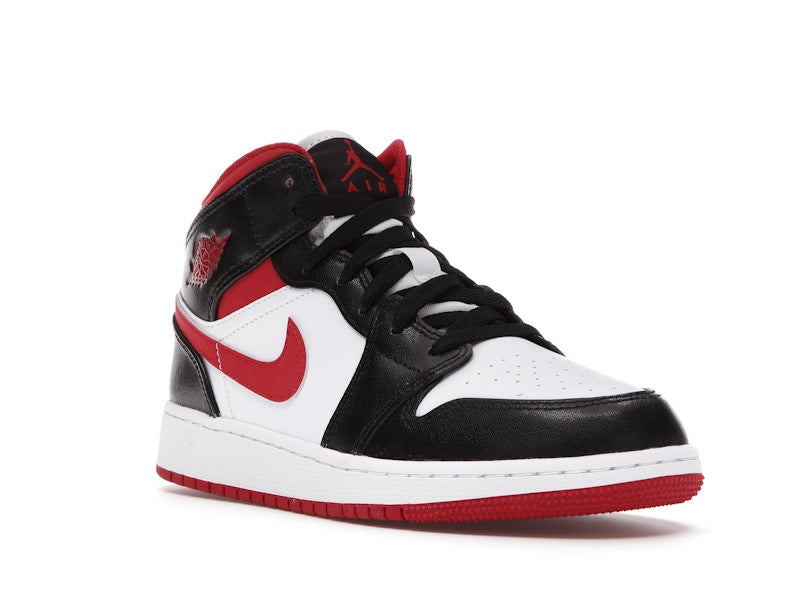 Jordan 1 Mid Gym Red Black White (GS)