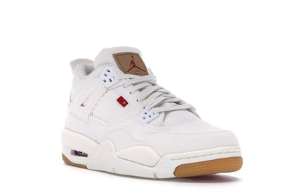 Jordan 4 Retro Levi's White (GS) (Blank Tag)