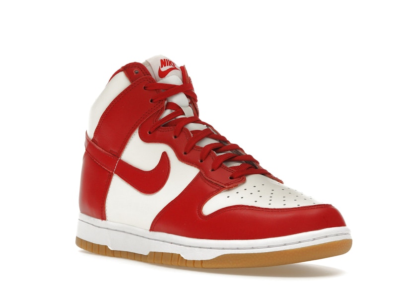 Nike Dunk High Sail Gym Red Gum (Women's)