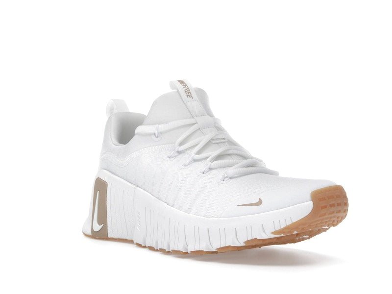 Nike Free Metcon 6 White Gum Light Brown Hemp