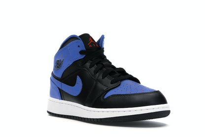Jordan 1 Mid Royal Paint Splatter (GS)