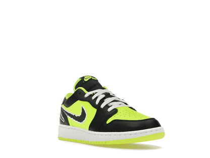 Jordan 1 Low SE Black Cat Volt (GS)