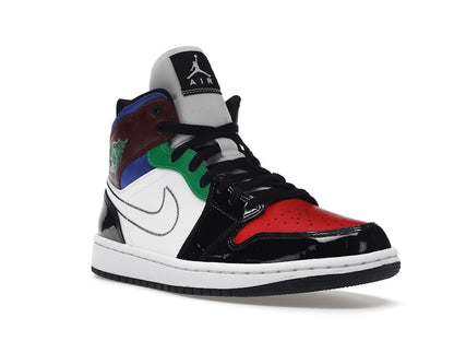 Jordan 1 Mid SE Black White Multi-Color (Women's)