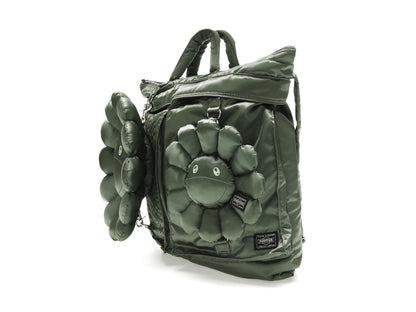 Takashi Murakami x PORTER 2Way Helmet Bag Sage Green