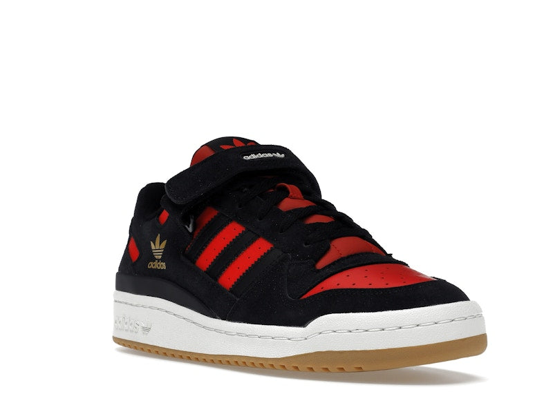 adidas Forum Low Core Black Core Black Vivid Red